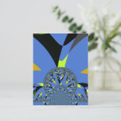 Cool Arches met Fractal Spheres Art Design Briefkaart (Staand voorkant)