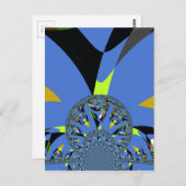 Cool Arches met Fractal Spheres Art Design Briefkaart (Voorkant / Achterkant)