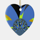 Cool Arches met Fractal Spheres Art Design Keramisch Ornament (Rechts)