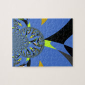 Cool Arches met Fractal Spheres Art Design Legpuzzel (Horizontaal)