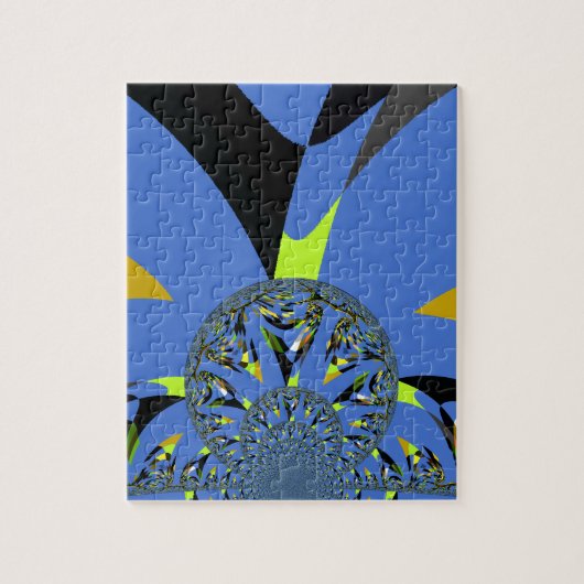 Cool Arches met Fractal Spheres Art Design Legpuzzel (Verticaal)