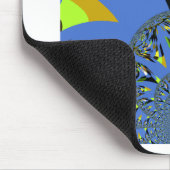 Cool Arches met Fractal Spheres Art Design Muismat (Hoek)