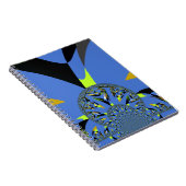 Cool Arches met Fractal Spheres Art Design Notitieboek (Rechterzijde)