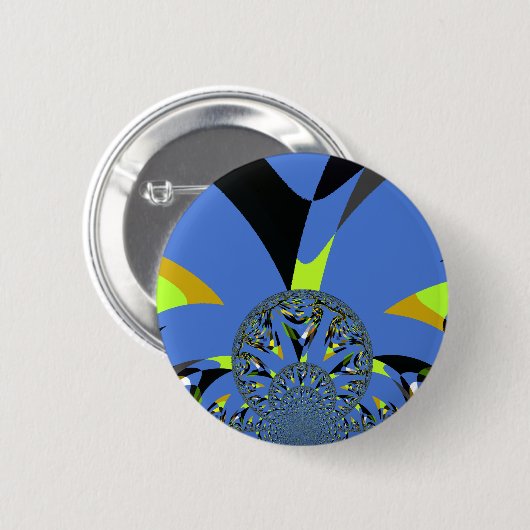 Cool Arches met Fractal Spheres Art Design Ronde Button 5,7 Cm (Voorkant /achterkant)
