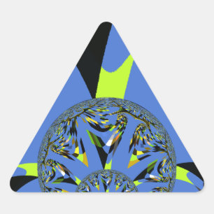 Cool Arches met Fractal Spheres Art Design Sticker