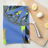 Cool Arches met Fractal Spheres Art Design Theedoek (Quarter Fold)