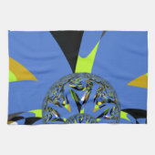 Cool Arches met Fractal Spheres Art Design Theedoek (Horizontaal)