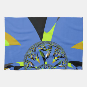 Cool Arches met Fractal Spheres Art Design Theedoek