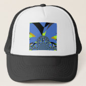 Cool Arches met Fractal Spheres Art Design Trucker Pet (Voorkant)