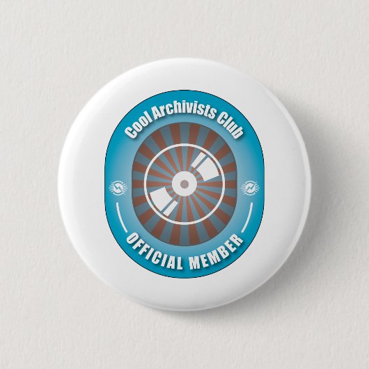 Cool Archivists Club Ronde Button 5,7 Cm (Voorkant)