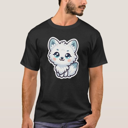 Cool Arctic Fox T-shirt (Voorkant)