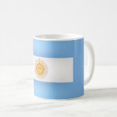 Cool Argentina Flag Koffiemok (Voorkant rechts)