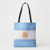 Cool Argentina Flag Mode Tote Bag (Voorkant)