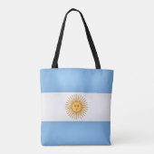Cool Argentina Flag Mode Tote Bag (Achterkant)