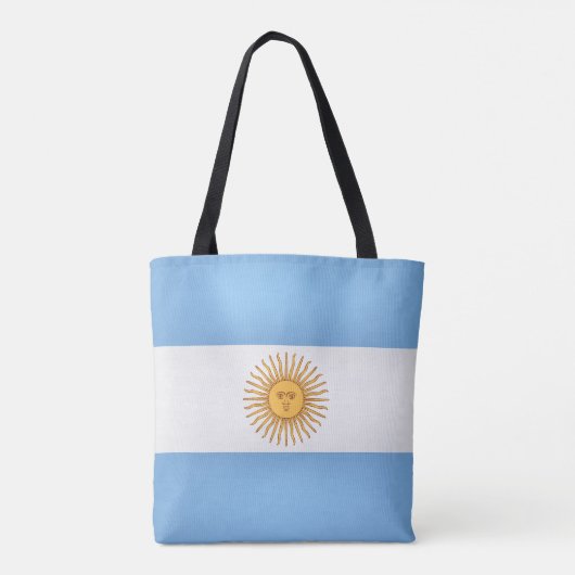 Cool Argentina Flag Mode Tote Bag (Achterkant)