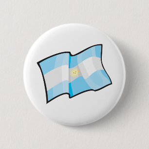 Cool Argentina Flag Ronde Button 5,7 Cm