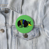 Cool ARMADILLO - Bedreigde dieren grafiek Ronde Button 7,6 Cm (In situ)