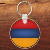 Cool Armenia Flag Seal Sleutelhanger (Voorkant)