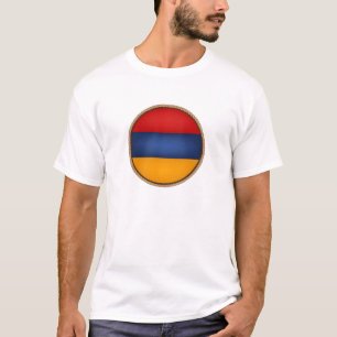 Cool Armenia Flag Seal T-shirt