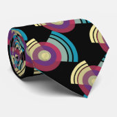 Cool Art Deco Design Man Stropdas (Opgerold)