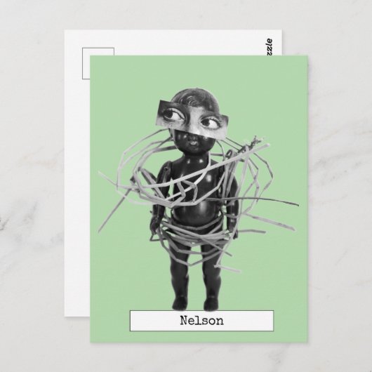 Cool Art Doll Briefkaart (Voorkant / Achterkant)