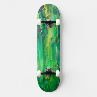 Cool Art Groen geschilderd Persoonlijk Skateboard