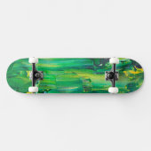Cool Art Groen geschilderd Persoonlijk Skateboard (Horizontaal)