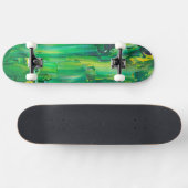 Cool Art Groen geschilderd Persoonlijk Skateboard (Horizontaal)