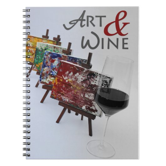Cool Art & Wine Photo Notitieboek! Notitieboek (Voorkant)