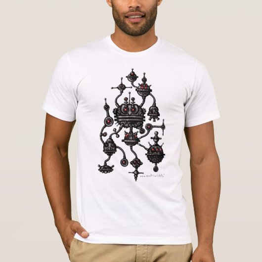 Cool artificial intelligence grafisch t-shirt (Voorkant)