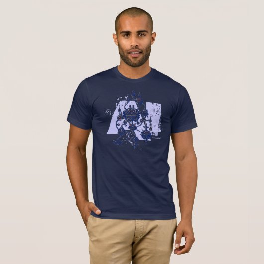 Cool artificial intelligence grafisch t-shirt (Voorkant volledig)
