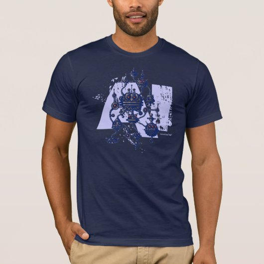 Cool artificial intelligence grafisch t-shirt (Voorkant)