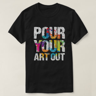 Cool Artist voor mannen schilder lerarenpijn T-shirt