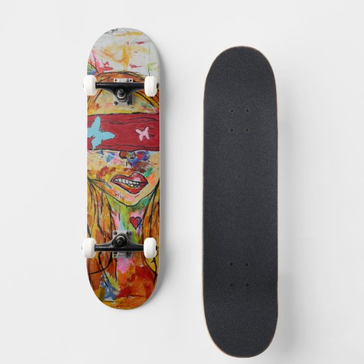 Cool Artistic Blinded Skateboard! Persoonlijk Skateboard (Voorkant)