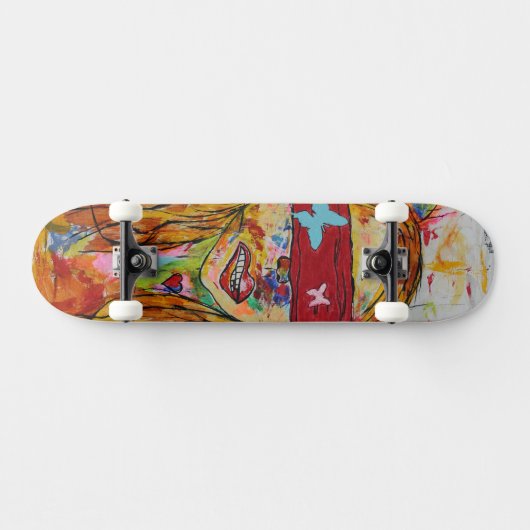 Cool Artistic Blinded Skateboard! Persoonlijk Skateboard (Horizontaal)