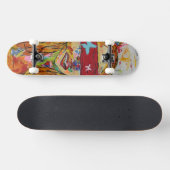 Cool Artistic Blinded Skateboard! Persoonlijk Skateboard (Horizontaal)