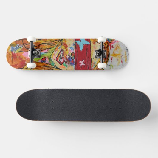 Cool Artistic Blinded Skateboard! Persoonlijk Skateboard (Horizontaal)