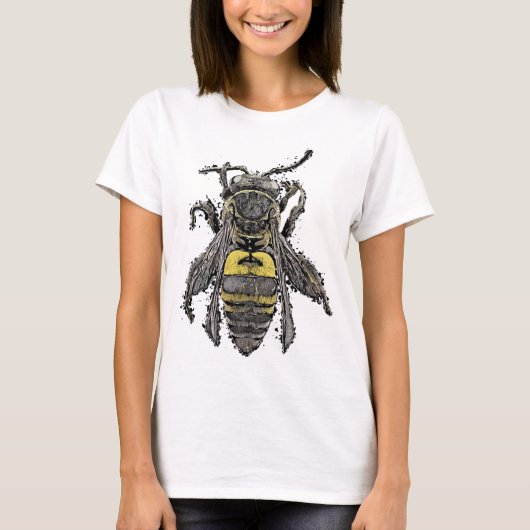 Cool Artistic Cuckoo Bee T-shirt (Voorkant)