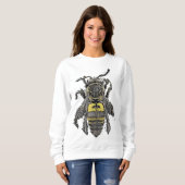 Cool Artistic Cuckoo Bee Trui (Voorkant volledig)