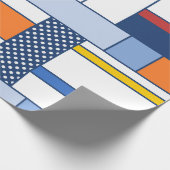 Cool artistiek modern kunstgeschenk papier Mondria (Hoek)