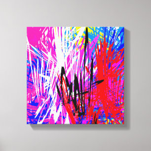 Cool artistiek ontwerp canvas afdruk