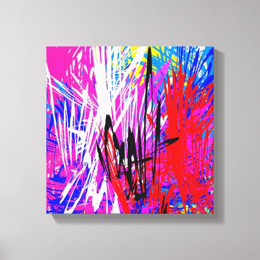Cool artistiek ontwerp canvas afdruk (Voorkant)