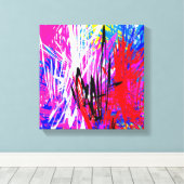 Cool artistiek ontwerp canvas afdruk (Insitu (Houten vloer))