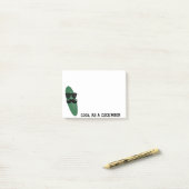 Cool as Cucumber Post it Notes (Op bureau)