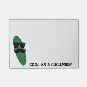 Cool as Cucumber Post it Notes