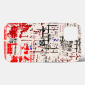 COOL Asian Torn Peeled Billboard Case-Mate iPhone Case (Achterkant (horizontaal))
