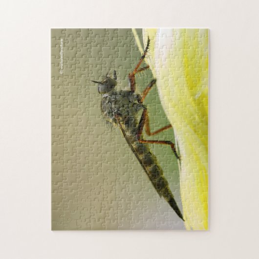 Cool Assassin Fly Bug Insect Legpuzzel (Verticaal)