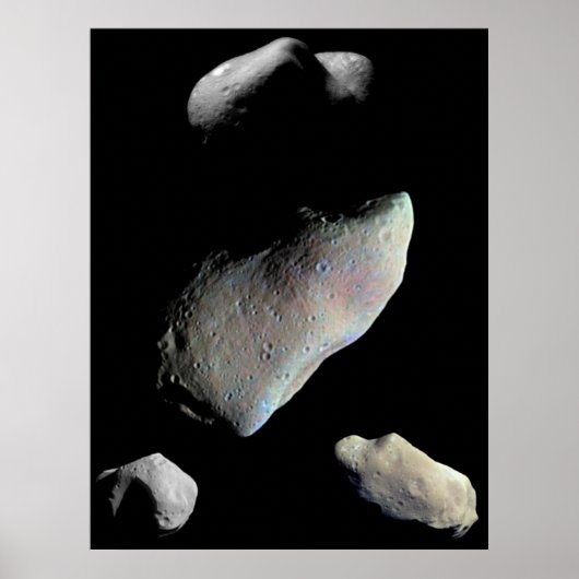 Cool Asteroïden Poster (Voorkant)