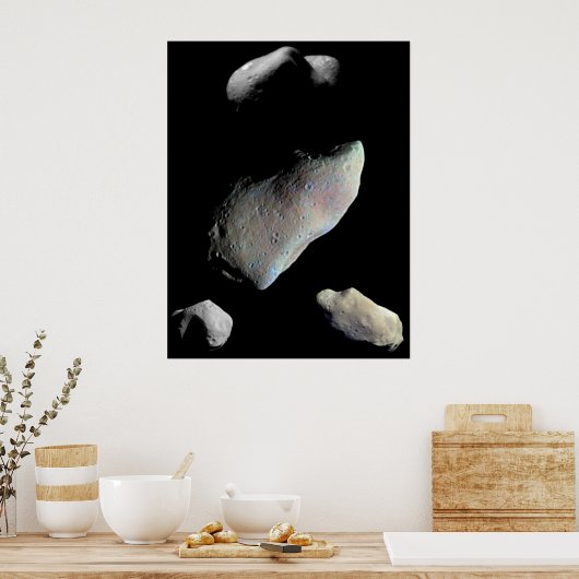 Cool Asteroïden Poster (Keuken)