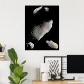 Cool Asteroïden Poster (Thuiskantoor)